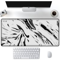 White Mousepad Art Mats 3 Mm Slipmat 900x400 Mouse Pad Xl Original Deskmat Home Office Carpet Substrate on The Table for Pc