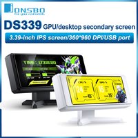 Jonsbo Computer Chassis Secondary Screen DS339 USB Powered GPU Desktop 3.39" IPS Mini Monitor Display