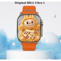 Ivanony Smart Watch HK11 ULTRA 3 2.02inch Amoled Screen Bluetooth Network Sharing AI Robot Offline Voice Wake Up Smartwatch 2025