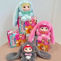 Wakuku Blind Box Fox Bunny Trick Or Treat Series Vinyl Doll Suprise Keychain Trendy Toys Mystery Customized Gifts