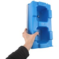 Reusable Plastic Brick Molds for Concrete Walls Hollow Interlocking Cement Block Mold DIY Garden Outdoor Wall Construction