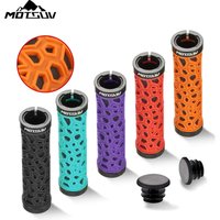 Chinese Style Bicycle Grips MTB Bike Handbar Grip Rubber Non-slip Bilateral Lock Cycling Bmx Bikes Handlebar Grips