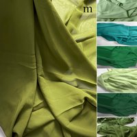 Olive Green Chiffon Fabric – High-Density Georgette Polyester for Summer Dresses, Skirts & DIY Fashion