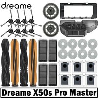 Dreame X50s Pro Master Robot Vacuum Spare Parts Main Side Brushes Mop Cloths HEPA Filters Dust Bags Accessories