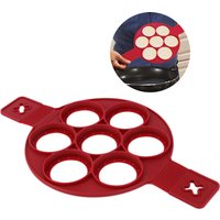 Pancake Mold SIlicone Stainless Steel Fried Egg Pancake Shaper Mold Nonstick Flip Pancake Maker Omelette Forms Creative Kitchen