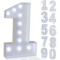 Giant Birthday Figure Led Light Balloon Filling Box 1st Birthday Decoration Birthday Balloon Frame Anniversary Decor Baby Shower