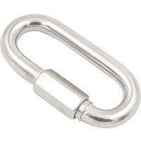 Marine Grade Stainless 316 Screw Lock Climbing Gear Carabiner Quick Links Safety Snap Hook for Chain Connecting Ring Buckle