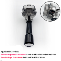 54mm Coffee Portafilter Dosing Funnel For Breville 870/878/880/450/500 Coffee Dosing Ring Espresso Accessories
