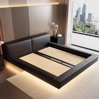 *s. King Sizes Double Bed Floating Frame Luxury Smart With Led Cosy Furniture Bedroom Beds 2 People 220x200cm 180x200cm 150x200c