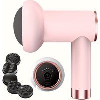 Body Massager, Home Massage Stick With 5 Massage Heads, Convenient Fat Pusher, Wireless Charging, Handheld Whole Body Kneading