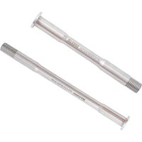 AliExpress NONE 12X100 15x110 12X142 12x148 Titanium Bicycle Thru Axle 12mm 15mm threaded through shaft boost mtb dirt Road Bike Hub Fork Rod