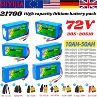 New 21700 72V 10Ah 15Ah 20Ah 25Ah 30Ah 35Ah 40Ah 50Ah 21700 Lithium Battery Pack 3000W High-power Lithium-ion Battery Pack, Suit