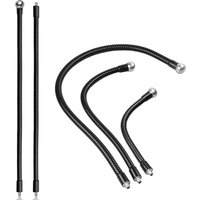 Flexible Metal Tube Rod Monopod Selfie Stick Stands with 1/4inch Screw/ Ball Head Extension Arm for Camera Tripod Mobile Phone