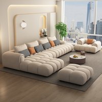 Sectional European Living Room Sofas Armchairs Single 2 Seater Design Sofa Multifunctional Minimalist Meuble De Salon Furnitures