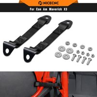 UTV NICECNC 2PCS Door Limit Straps X3 For Can-Am Maverick X3 2017-2023 R RR 4x4 XRC XMR XRS XDS Turbo DPS Polyester&45 Steel
