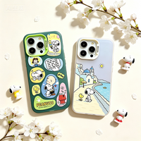 Cute S-Snoopy P-Peanuts Cartoon Creative Design Case for 17 Air X XS XR SE 2020 7 8 for iPhone 17 16 15 14 13 12 11 Pro Max Plus