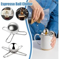 Stainless Steel Cold Brew Coffee Ball Coffee Sphere Reusable Espresso Frozen Ice Ball Chiller Barware Cooling Cube Chilling Tool