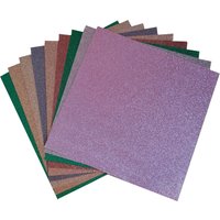 Glitter Cardstock 15 Sheets 12" x 12" ,Glitter Paper For DIY Projects, Scrapbooking,Invitations-250 GSM Cardstock