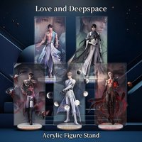 Love and Deepspace Anime Character Standee Sylus Rafayel Zayne Xavier Caleb Colored Semi-Transparent Standee Standing Ornament