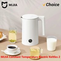 NEUER MIJIA Elektrischer Wasserkocher mit Konstanter Temperatur 2 LED-Digitalanzeigen 4 Thermos-Modi Teekanne für Reisen Heizkessel