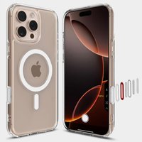 Spigen For iPhone 17 Pro Max Air 16 Plus Case Ultra Hybrid MagFit TPU Covered Camera Control Anti Yellowing For Magsafe Cover