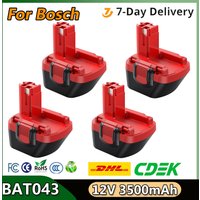 For Bosch BAT043 NI-MH 12V 3500mAh Rechargeable Battery For BAT043 BAT045 BAT046 BAT049 BAT120 BAT139 GSB Power Tool Battery