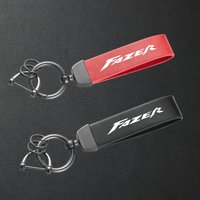 High-Grade Leather Motorcycle Keychain Holder Keyring For Yamaha FAZER FZ1 FAZER FZ6 FZ6R FZ8 FZ750 FZR1000 Accessories