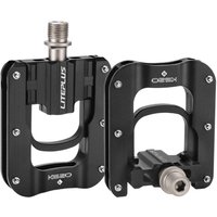 AliExpress MEROCA Liteplus K620 Three Bearing Folding Pedal Aluminum Alloy Double-sided Anti-slip Pedals For Brompton Bicycle Pedals Accessories