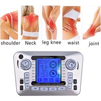 Dual Outputs Electric Pulse Massager EMS Muscle Stimulator Full Body Back Massager Electrostimulator Relaxation Pain Relief