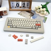 140+ Keys Retro PBT Keycaps Cherry Profile Dye-Sub MX Set for 61/64/68/87/96/104/108