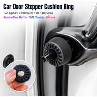 Car Door Stopper Cushion Ring for Toyota Alphard Vellfire 20 30 40 Series Silicone Shock Absorber Pads Anti Rattle Buffer
