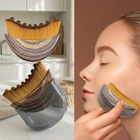 1PCS/2PCS New Lymphatic Contour Face Brush for Lymphatic Drainage,Ergonomic Lymphatic Massager, Portable Face Lifting Tool
