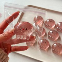 **Cartoon Fashion Soft Glitter Jellyfish Toys Cute Stress Relief Toys Funny Decompression Toys Creative Slow Rebound Toys Gifts