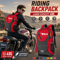 For BSA bsa Gold Star gold star Large Capacity Waterproof Outdoor RidinRacing travel Men waterproof Backpack Bag Motorcycle Gift