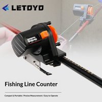 Fishing Line Depth Counter Fishing Line Depth Finder 0-999M Fishing Line Depth Counter Finder Tool Tackle Length Gauge Counter