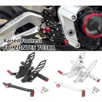 Kit for ZONTES 703RR Motorcycle Aluminum Adjustable Rearset Foot Pegs Raised Footrest Modified Assembly