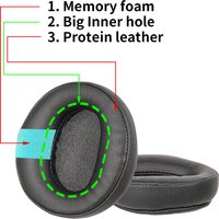 BeoPlay H8 For Bang & Olufsen B&O BeoPlay H8i HHeadphone Earpads Replacement Headset Ear Pad PU Leather Sponge Foam