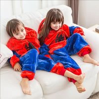 New Cartoon Stitch Cosplay Costume Spider Pajamas Plush Winter Warm Clothes Halloween Christmas New Year Gifts