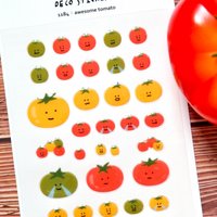 Korean Import Suatelier Fruit Tomatos Sticker Scrapbook Decor Stationery DIY Stickers School Office Journaling Supply 1184
