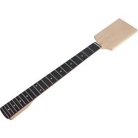 Practical Electric Guitar Neck Paddle Head Rosewood on Maple 22 Frets Dot Inlay Unfinished Diy Parts