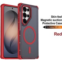 Luxury matte semi clarity magnetic phone case for Samsung Galaxy S26 S25 S24 S23 Ultra Plus with Magsafe anti drop cover support