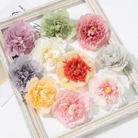 5/10Pcs Large Silk Dahlias Artificial Flowers Home Decor Wedding DIY Rose Arch Festival Garland Material Bridal Accessories