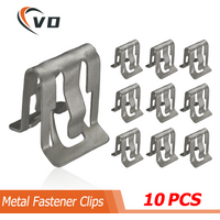 10X Metal Retainer Clip Universal Car Dashboards DVD CD Panel Interior Trim Plate Fixed Clip Buckle Auto Fasteners