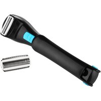 Foldable Electric Back Shaver Men Manual Back Hair Shaver Long Handle Back Leg Hair Shaver Razor Remover Body Trimmer
