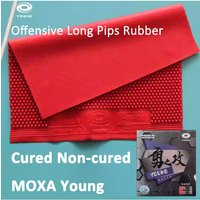 YINHE YONG Cured OX Table Tennis Rubber MOXA Long Pips Ping Pong Rubber Uncured Weird & Durable Single Rubber ITTF Approved