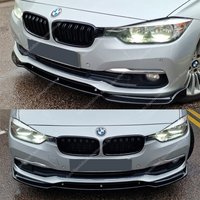 Gloss Black 3pcs Front Bumper Lip Spoiler Splitter Diffuser For Bmw F30 F31 320i 330i 320d Non M Sport 2012-2019 Bodykits Tuning