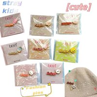 skzoo Stray Kids creative cute Wolf Chan Leebit brooch Bbokari cartoon Jiniret Han Quokka pin accessory gift decoration