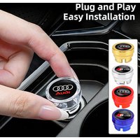Car Cigarette Lighter Dust Proof Protect Cover Lighter Button For Audi Sline A3 A1 A4 B8 B7 A6 C7 A5 A7 A8 B9 B6 C6 Q2 Q3 Q5 Q7