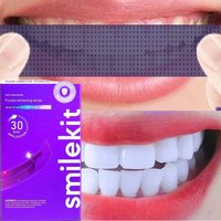 42Pairs V34 Tooth Colour Corrector Purple Teeth Whitening Strips Fresh Breath Remove Stains Tooth Brightening Stickers Product