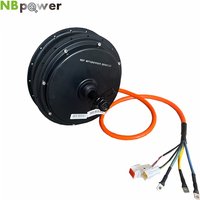 AliExpress NDECYC QS205 50H 170mm/190mm 72V 5000w Fat Bike Brushless Hub Motor for Electric Bicycle Fat Ebike Hub Motor 60-100kph